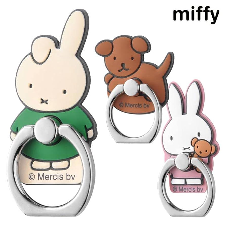 ⭐️レア⭐️新品未使用⭐️ミッフィー⭐️スマホリング⭐️こうさぎ ミッフィー スマホリング 可愛い スタンド iPhone リング